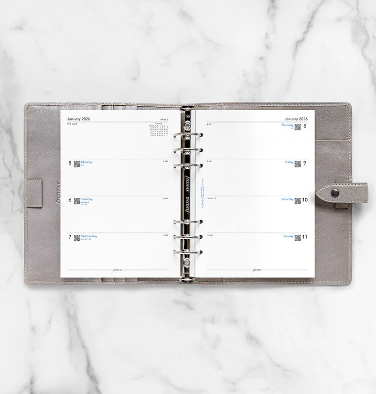 Week On Two Pages Diary - A5 2026 English - Image 3