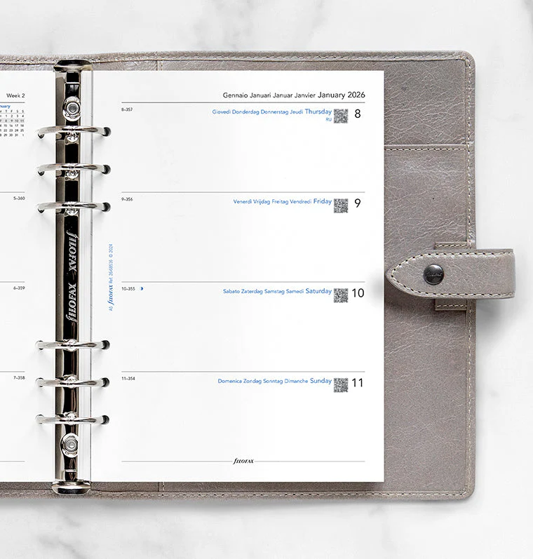 Week On Two Pages Diary - A5 2026 Multilanguage - Image 2