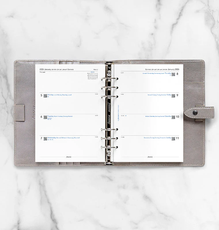 Week On Two Pages Diary - A5 2026 Multilanguage - Image 3