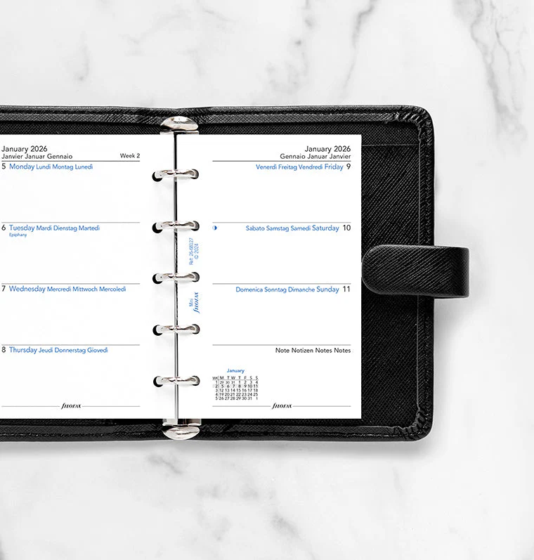 Week On Two Pages Diary - Mini 2026 Multilanguage - Image 2