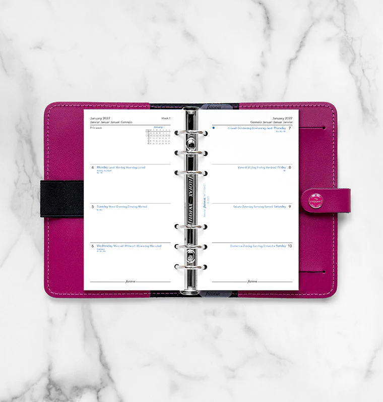 Week On Two Pages Diary - Personal 2027 Multilanguage - Image 3