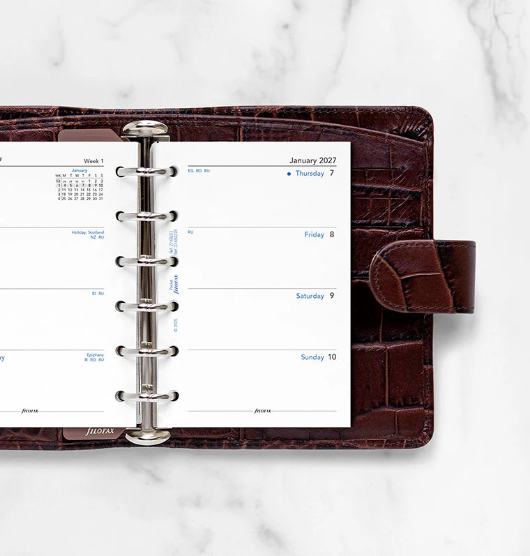 Week On Two Pages Diary - Pocket 2027 English - Image 2
