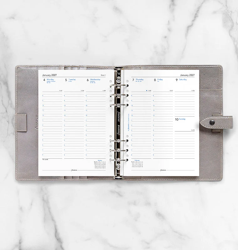 Week On Two Pages Diary With Appointments - A5 Multifit 2027 English - Image 3
