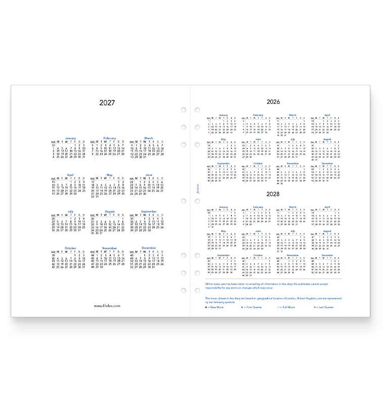 Week On Two Pages Diary With Appointments - Letter 2027 English - Image 6