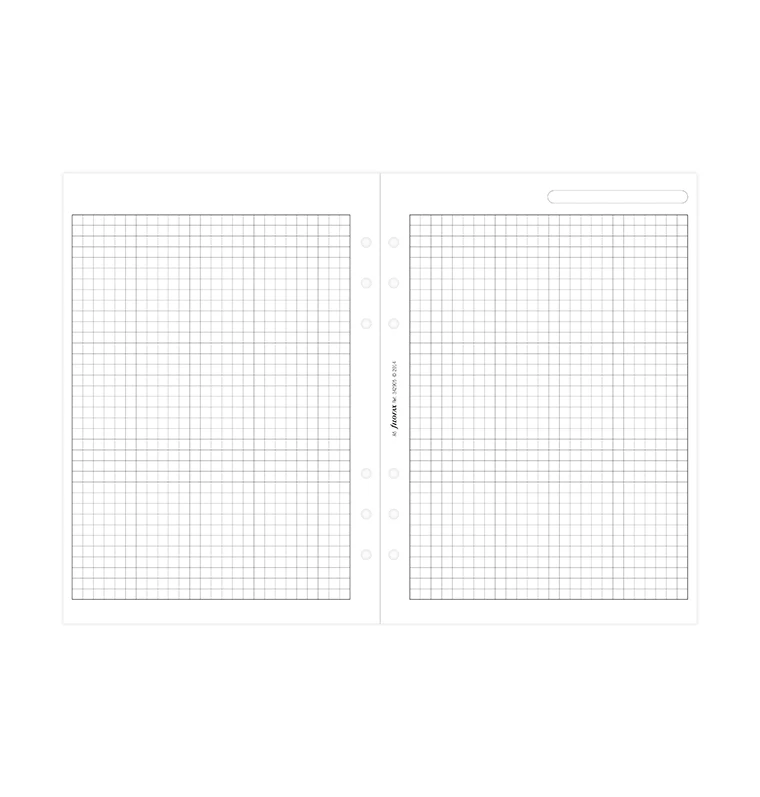 White Quadrille Notepaper Refill - A5 - Image 5