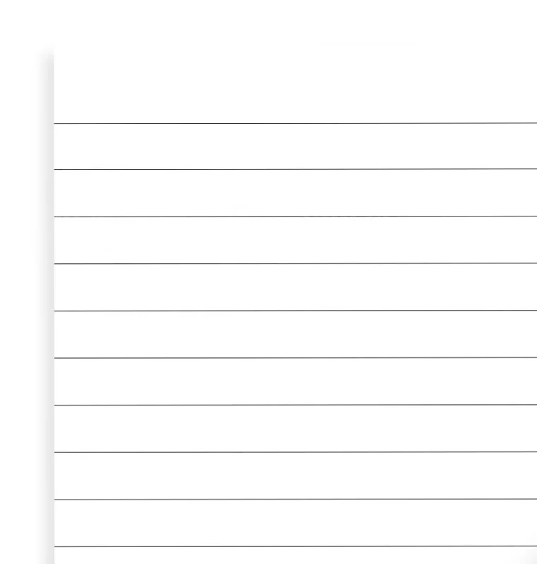 White Ruled Notepad Refill - Personal - Image 4