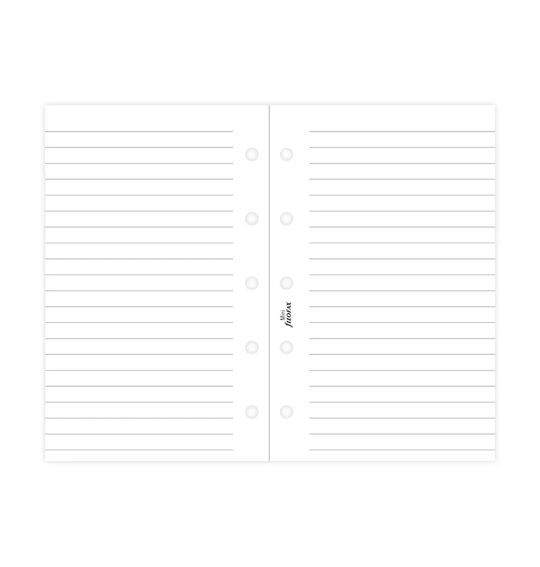 White Ruled Notepaper Refill - Mini - Image 5